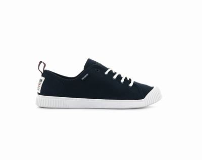 Zapatillas Palladium EASY LACE CANVAS Mujer Indigo | Costa Rica-21476